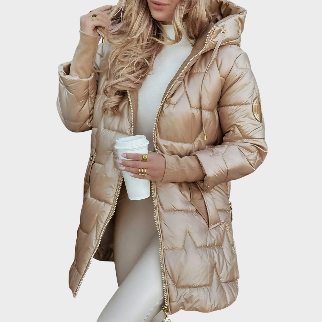 Nolwen | Piumino Elegante con Cappuccio