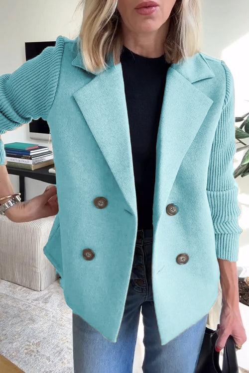 Amelia | Elegante blazer con maniche in maglia
