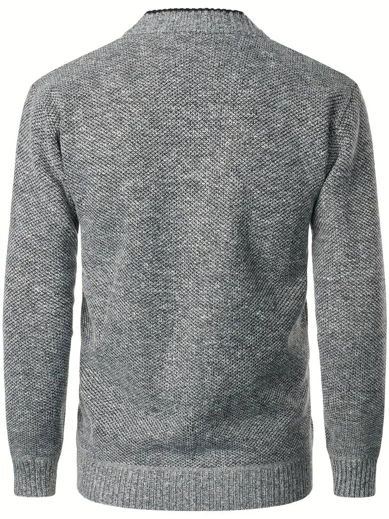 Fulton | Maglione Tricot Casual con Maniche Lunghe