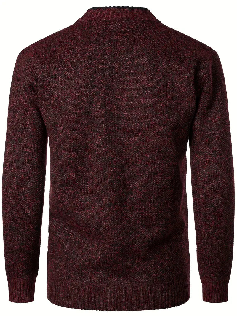 Fulton | Maglione Tricot Casual con Maniche Lunghe