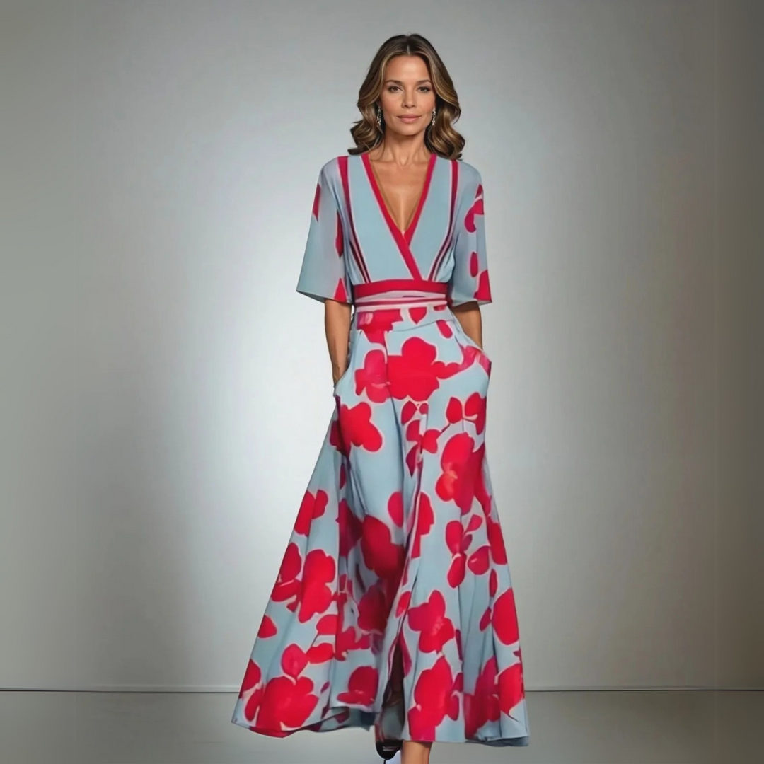 Jamie | Abito elegante con motivo floreale