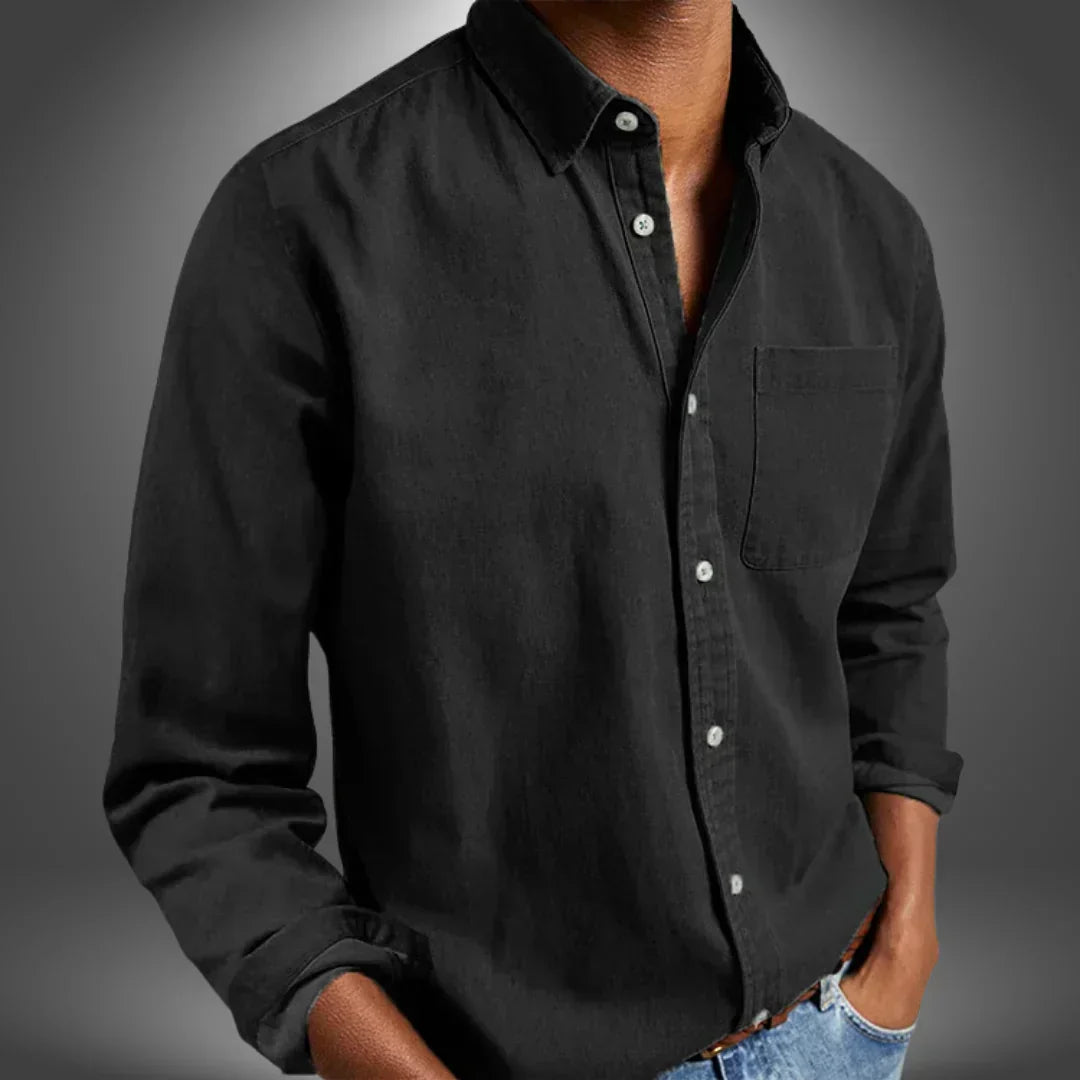 Leonardo | Camicia in Denim Premium