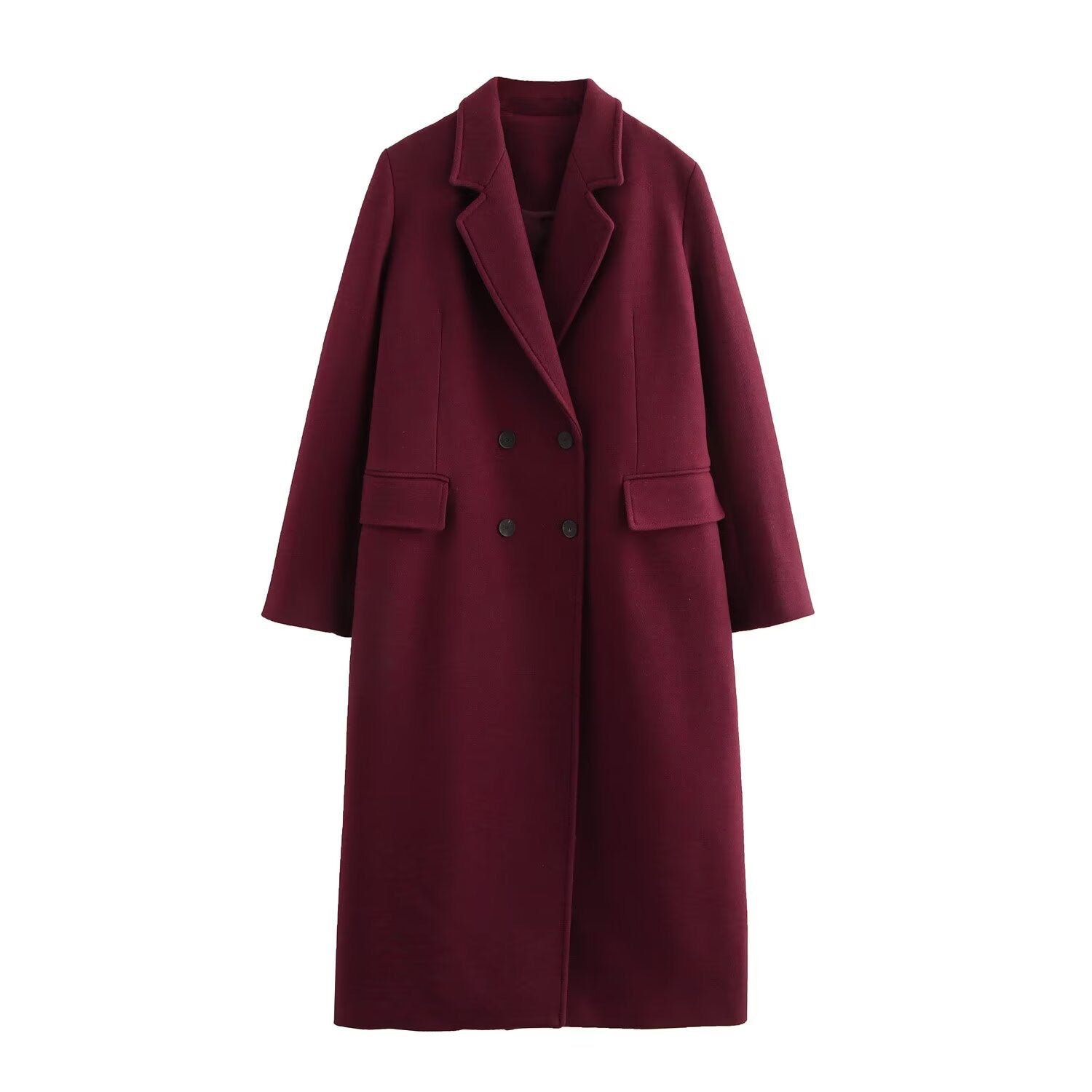 Vittoria Elisei | Cappotto Elegante Lungo in Lana Premium