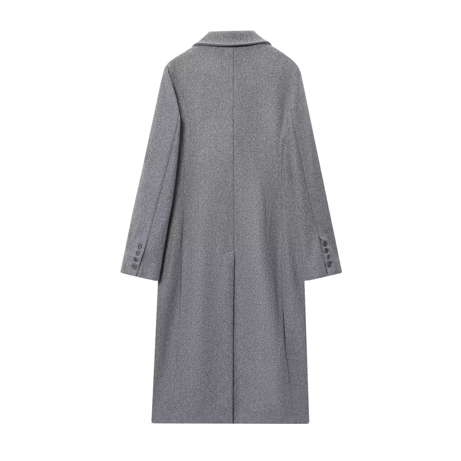 Vittoria Elisei | Cappotto Elegante Lungo in Lana Premium