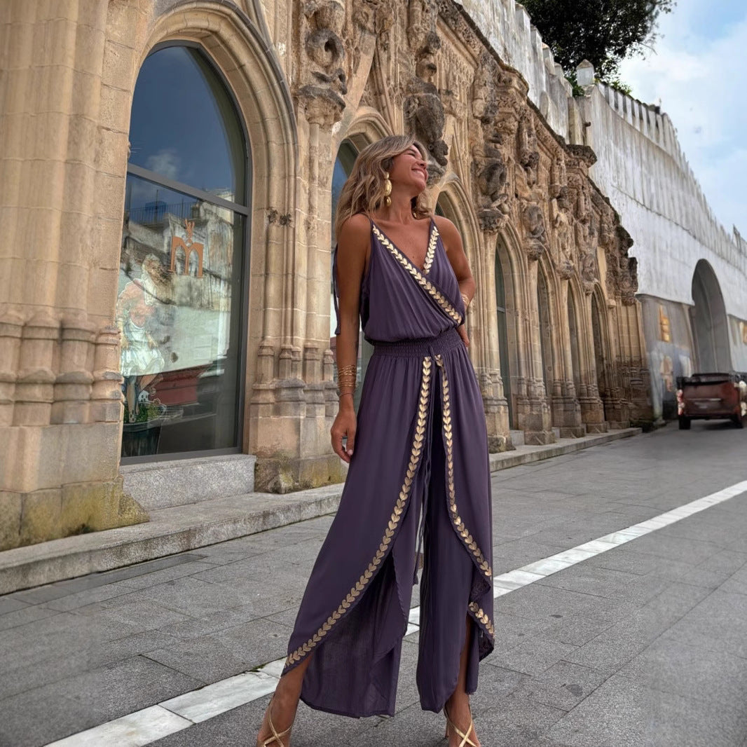 Ilaria | Tuta lunga con spalline sottili