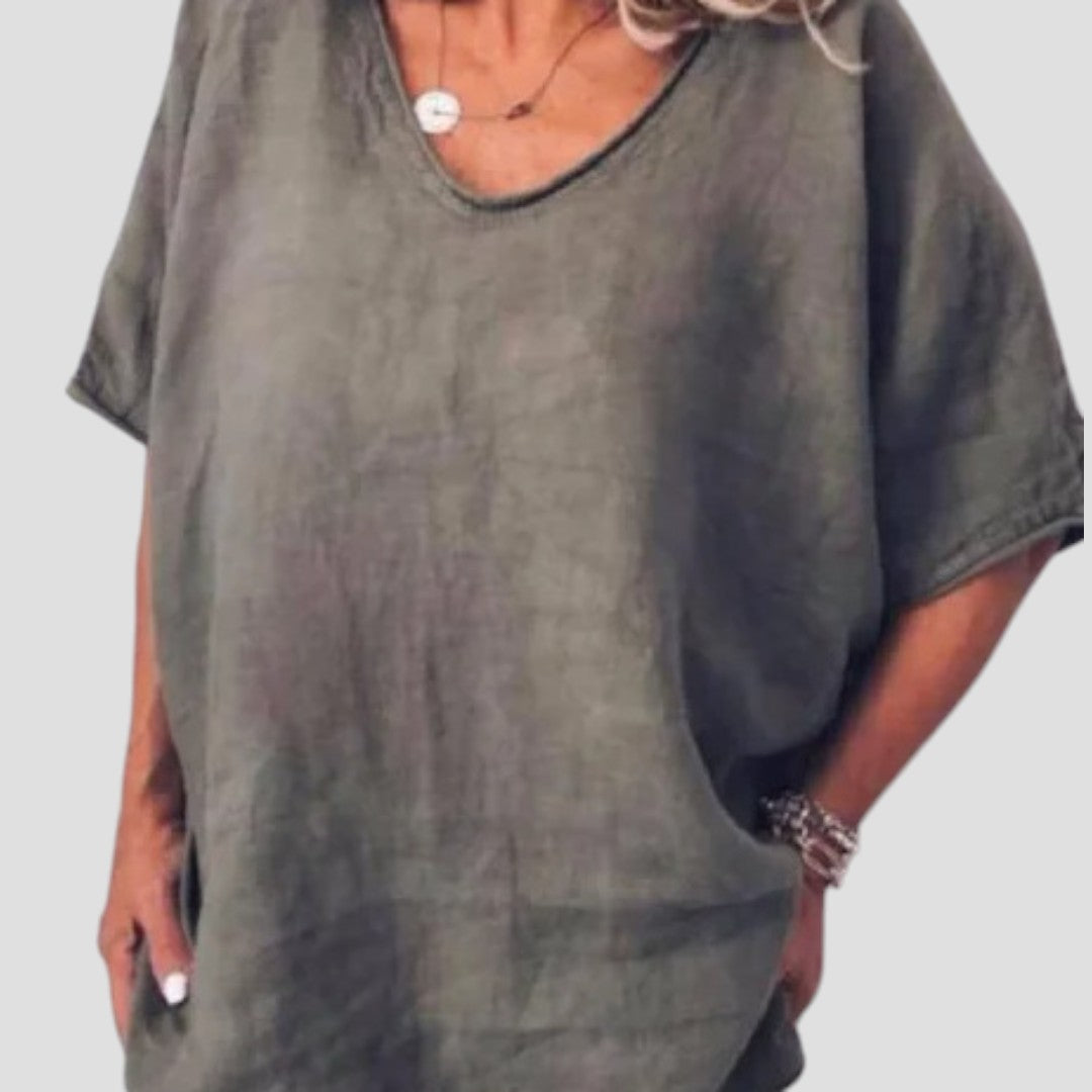 Anna | Blusa Comoda E Ampia Sulle Rotondità