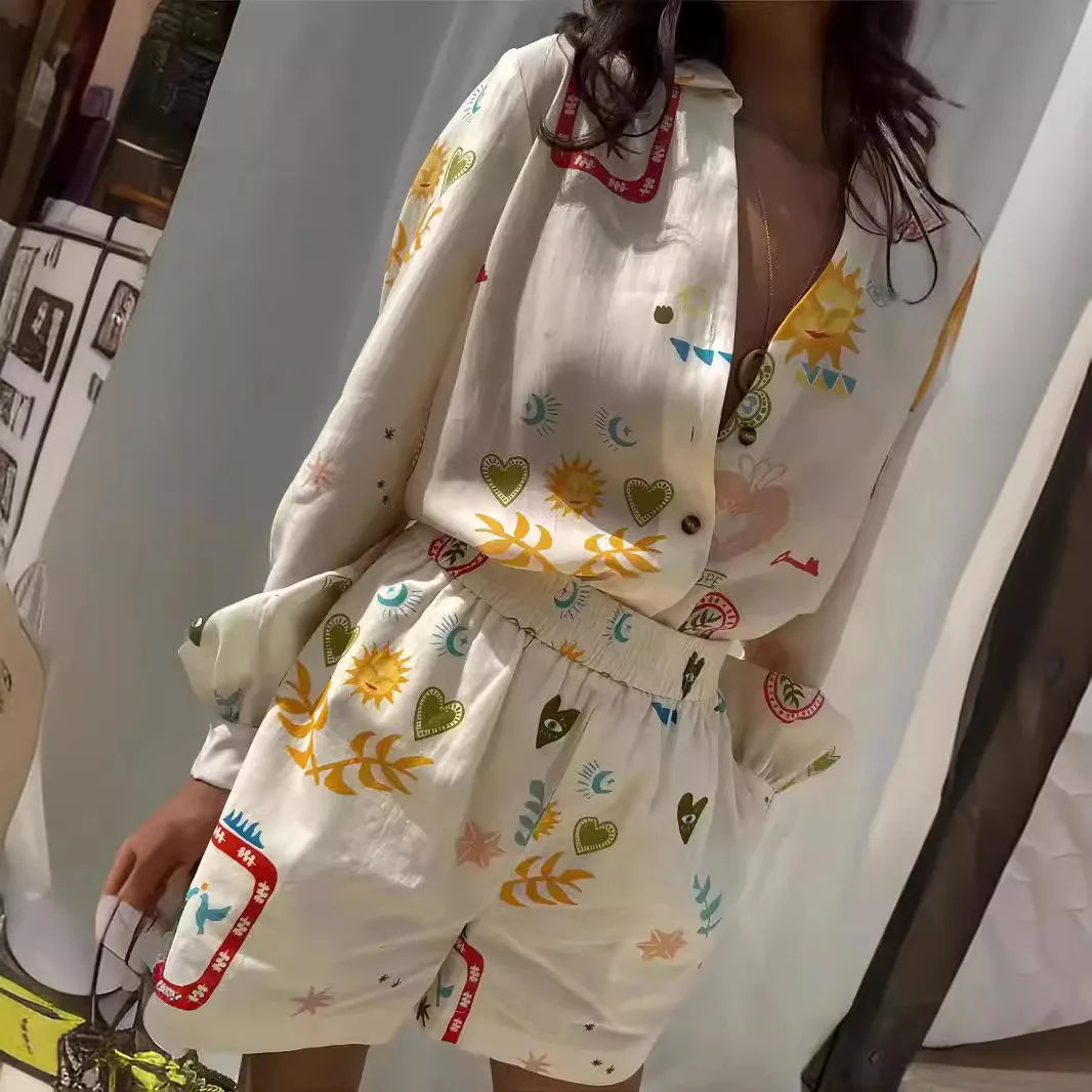 Valentina | Elegante set due pezzi con motivo