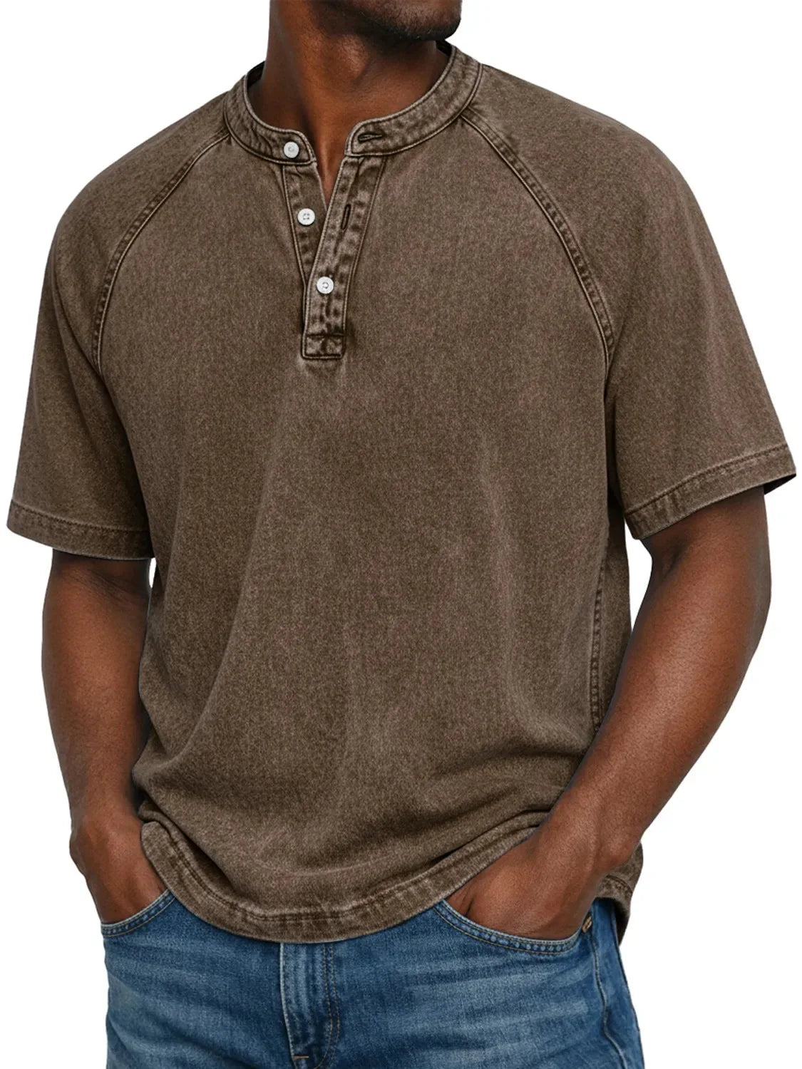 Esarot - Camicia Vintage Con Bottoni