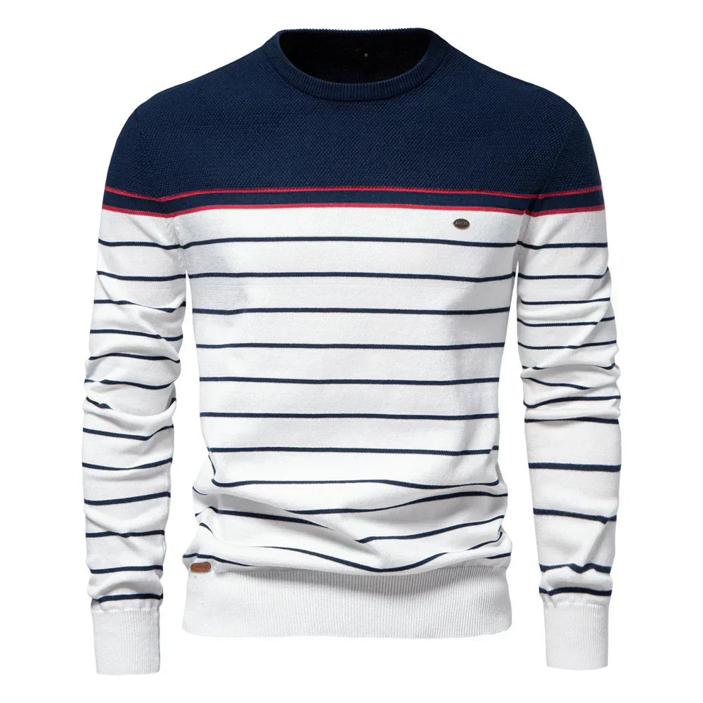 Salvatore | Maglione A Righe Per Uomo