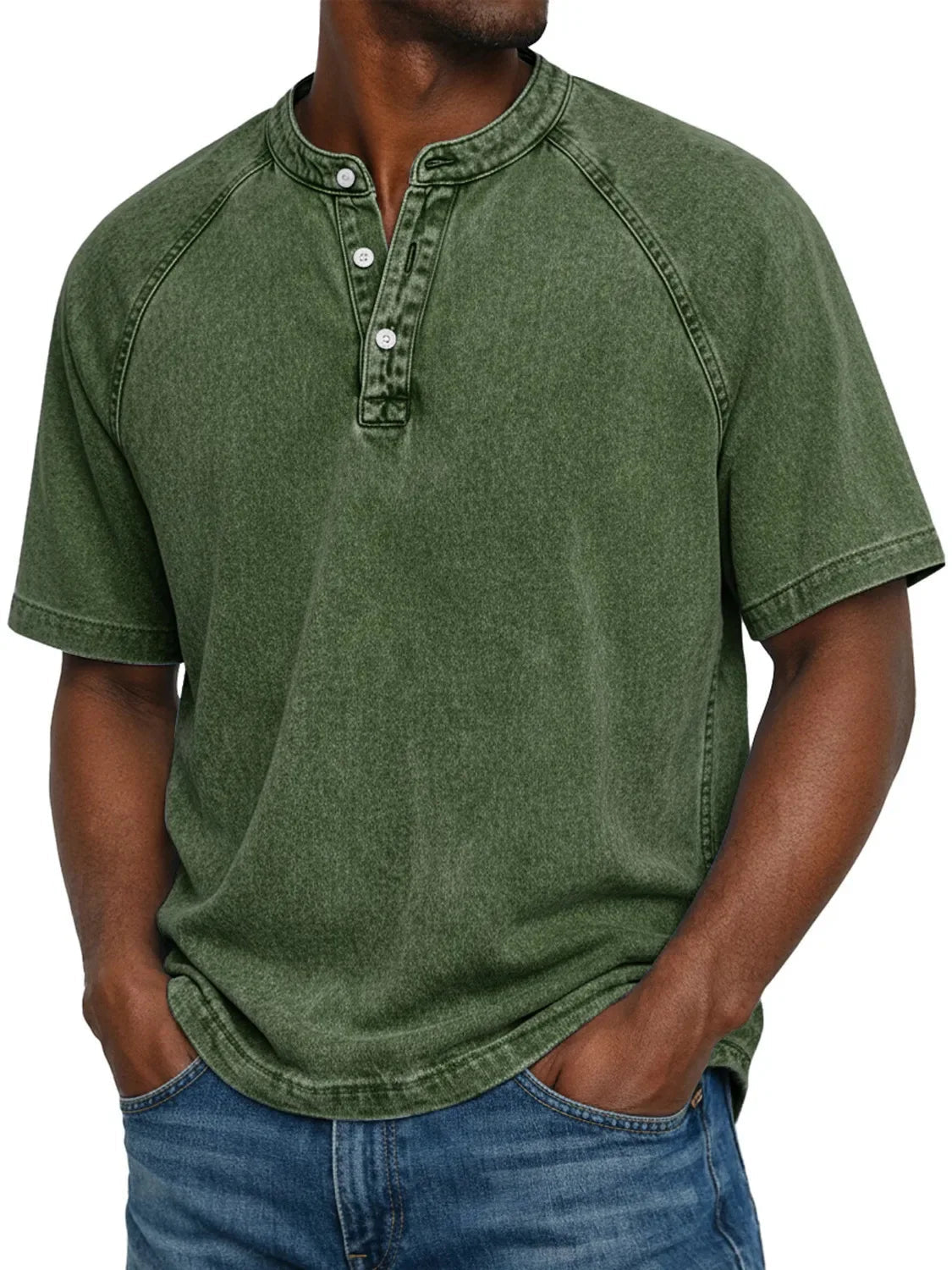 Esarot - Camicia Vintage Con Bottoni