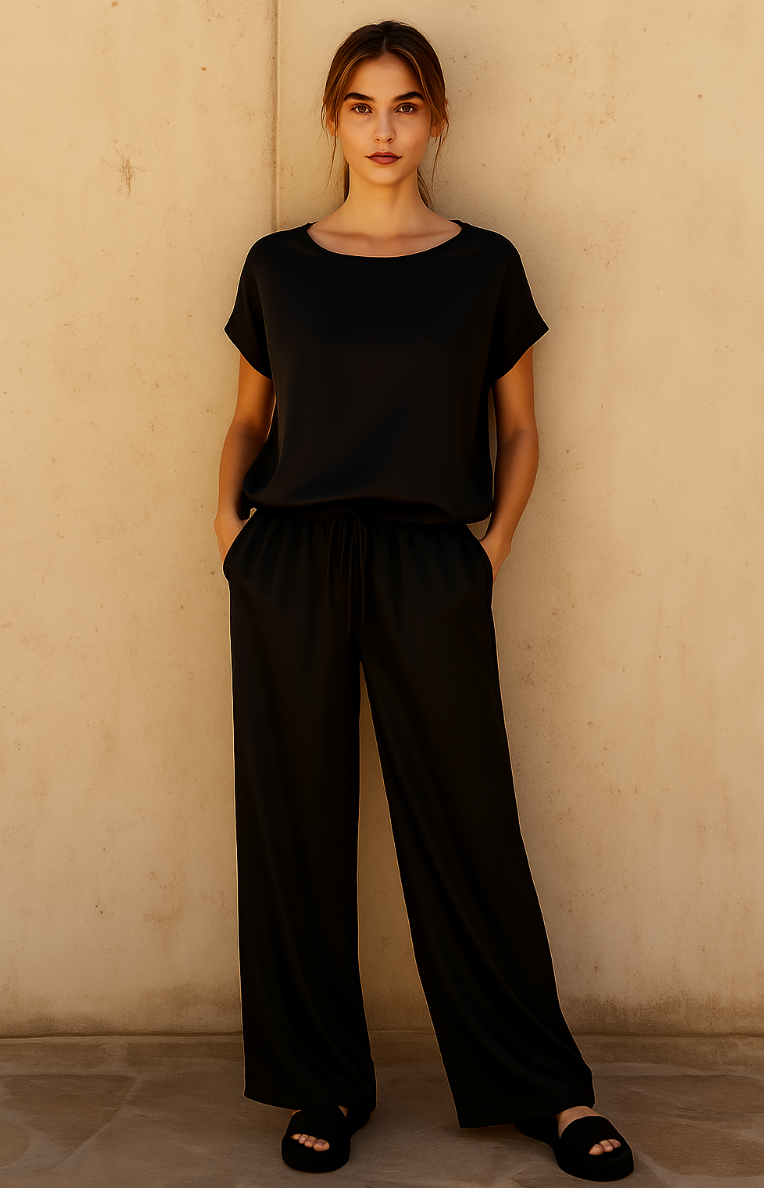 Isabella | Completo da donna in tessuto effetto seta