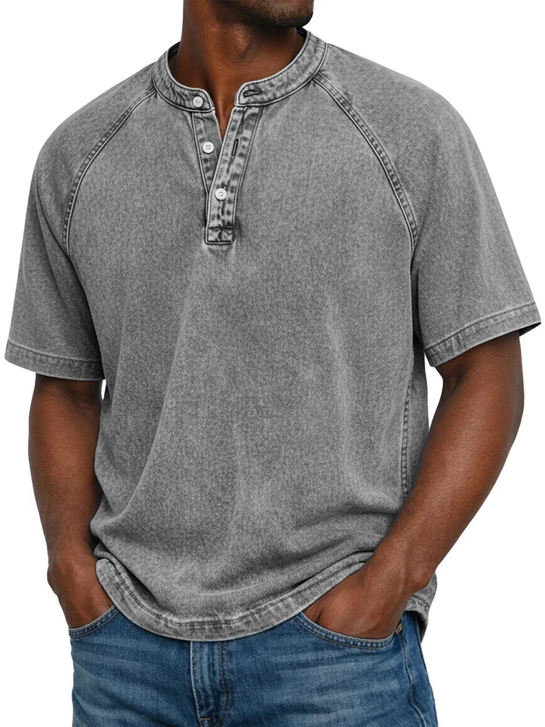 Esarot - Camicia Vintage Con Bottoni