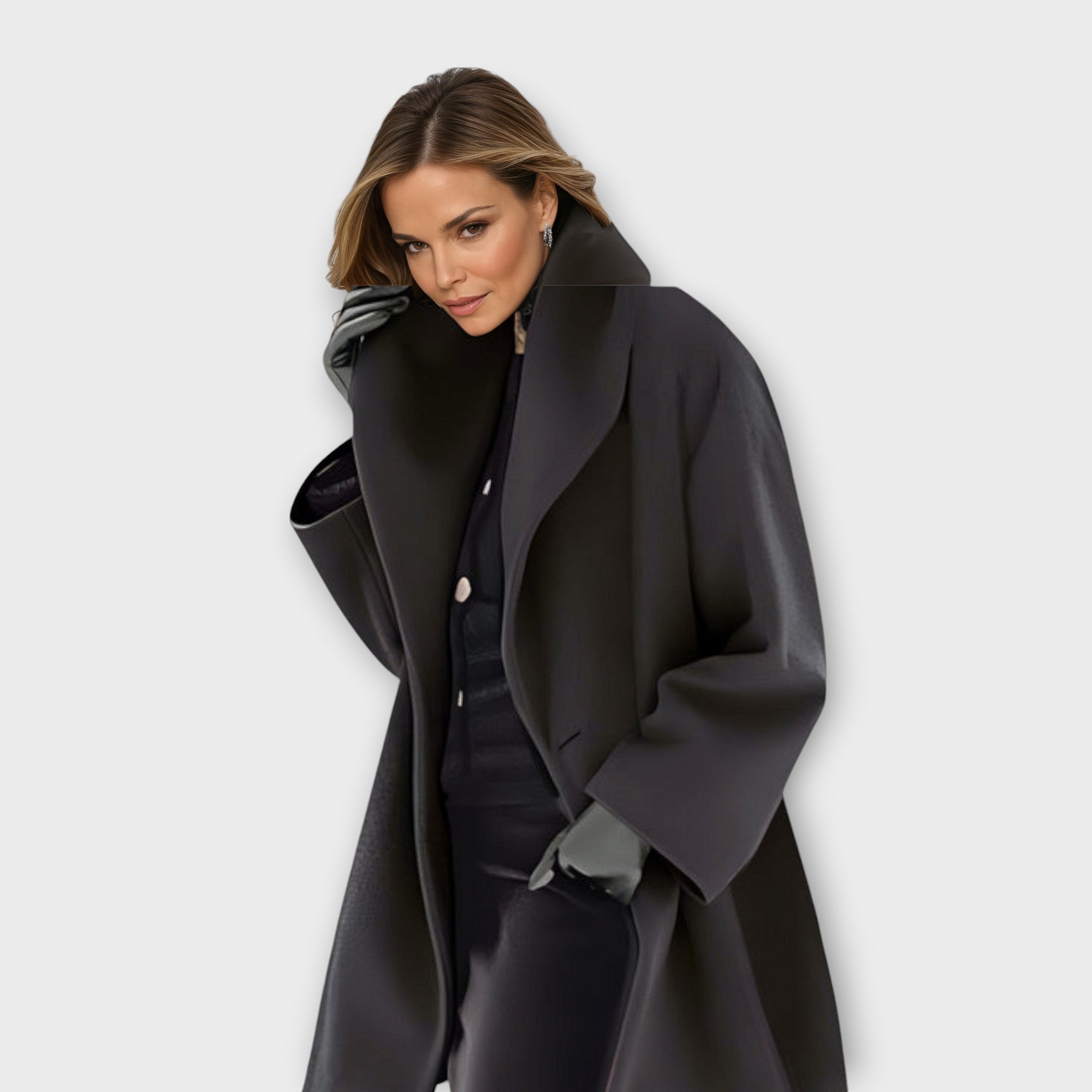 Emma | Cappotto di lana impermeabile Premium