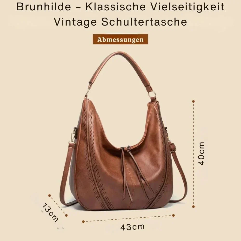 Brunhilde | Versatilità Classica Borsa a Tracolla Vintage