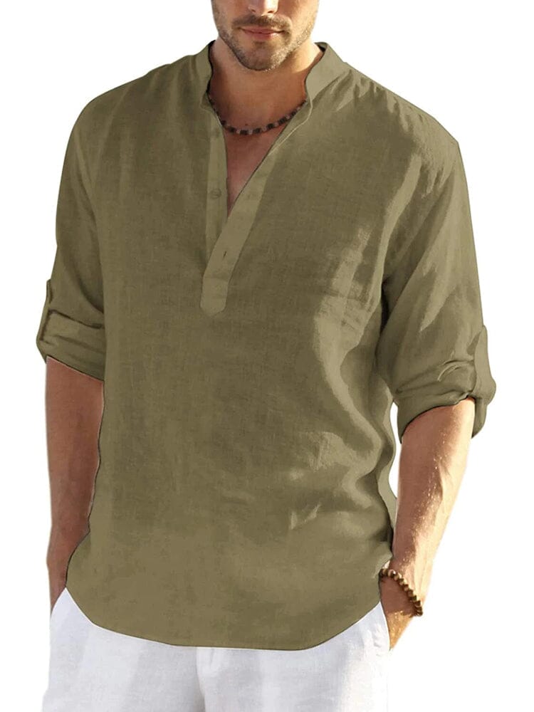 Panika - Camicia in Cotone e Lino