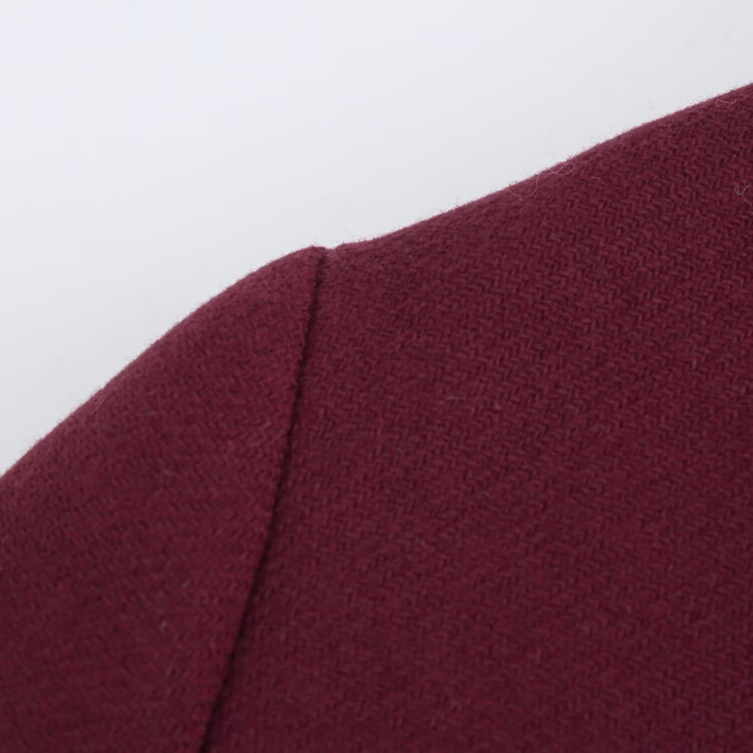 Vittoria Elisei | Cappotto Elegante Lungo in Lana Premium