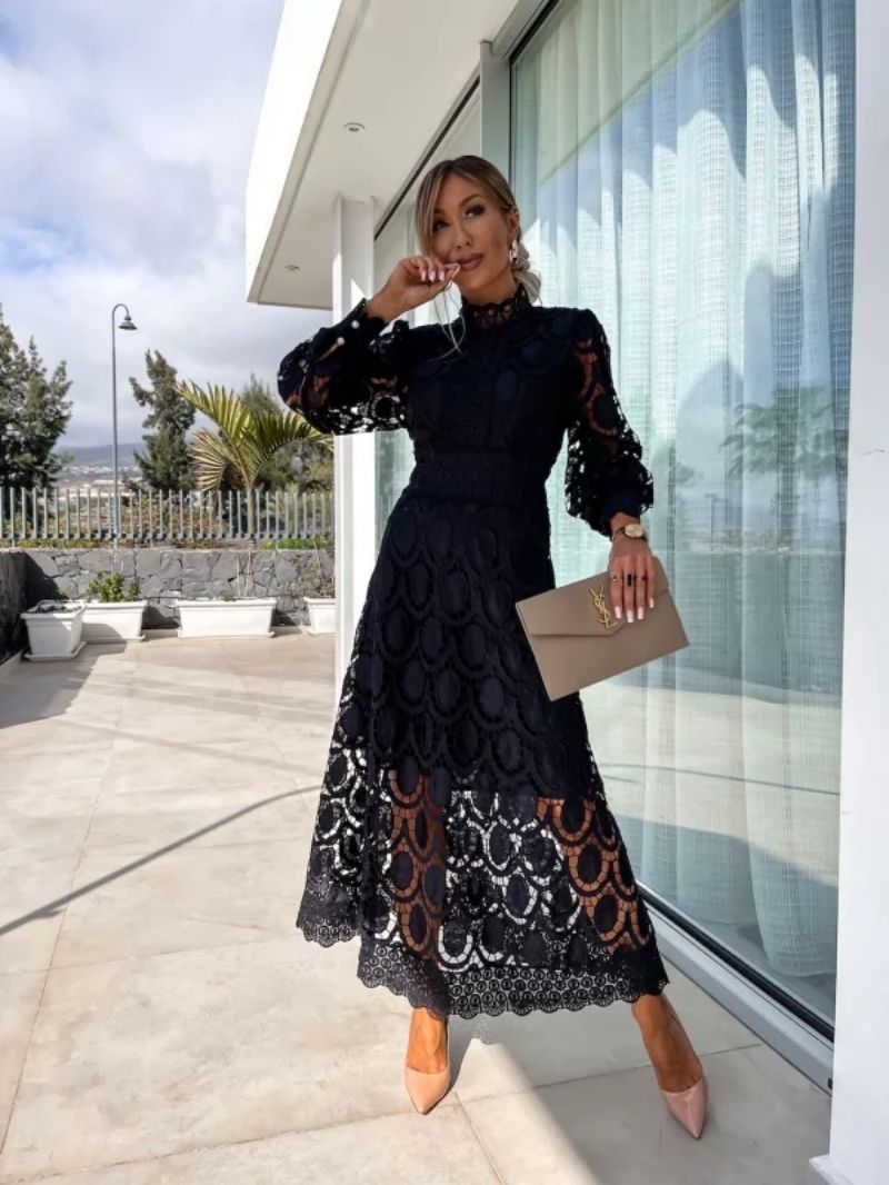 Liza | Abito romantico in pizzo