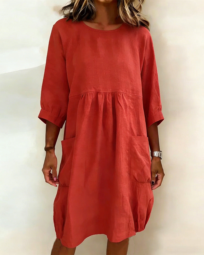 Maleesha - Abito Elegante Con Maniche larghe