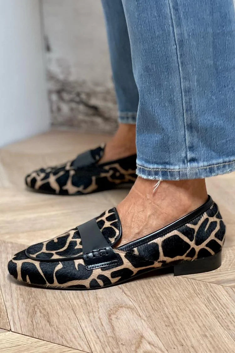 MOCASSINI ANIMALIER