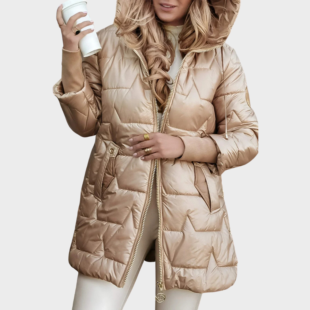 Nolwen | Piumino Elegante con Cappuccio