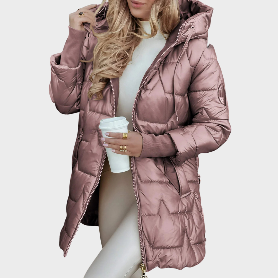 Nolwen | Piumino Elegante con Cappuccio