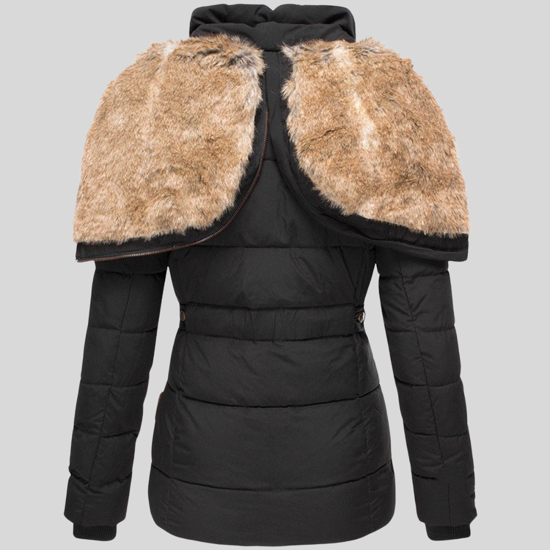 Ludovica | Cappotto Invernale Più Caldo Con Fodera In Pelliccia