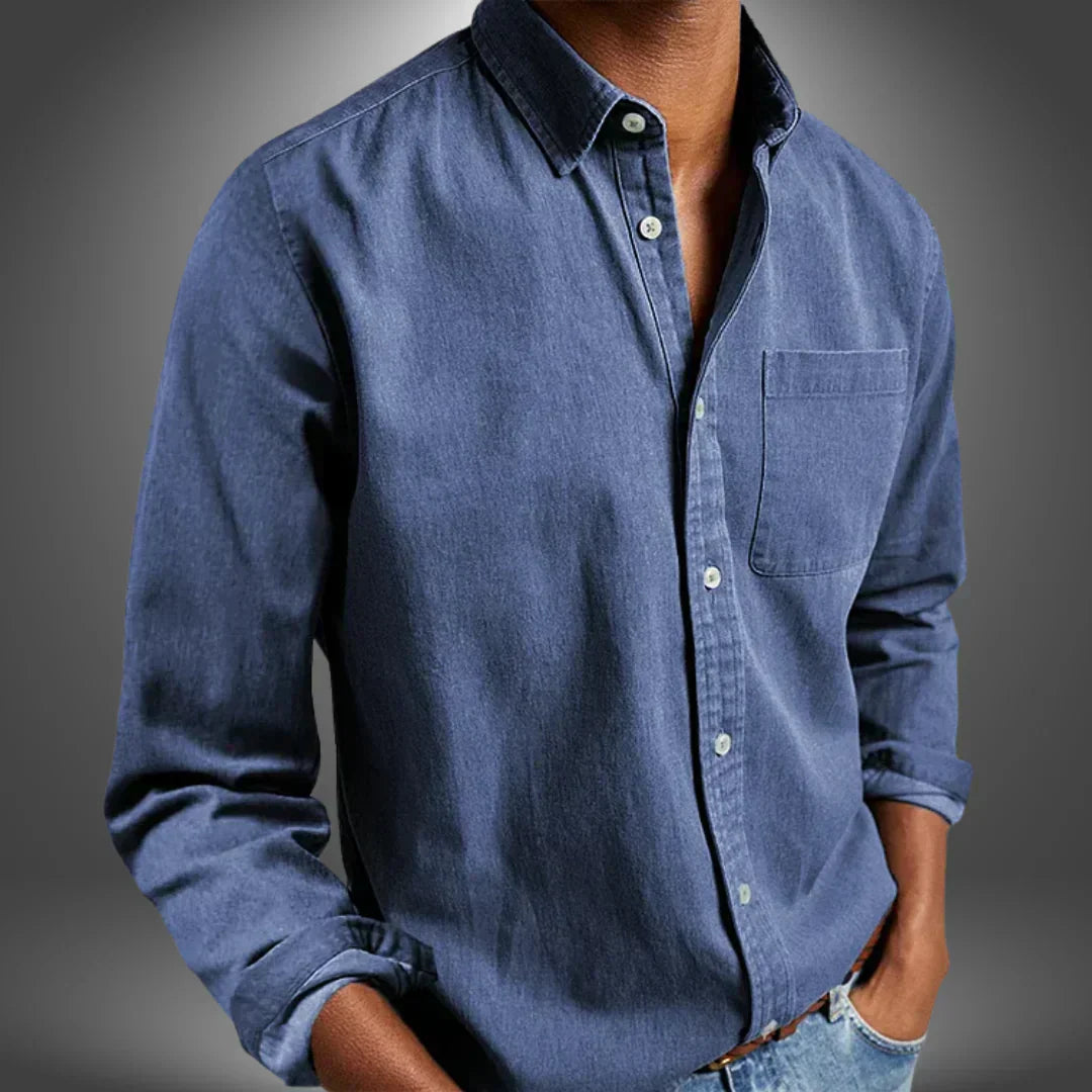 Leonardo | Camicia in Denim Premium