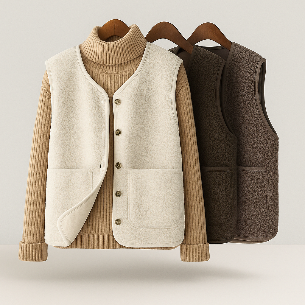 Celeste | Gilet Trapuntato Versatile da Donna | Comfort Senza Tempo