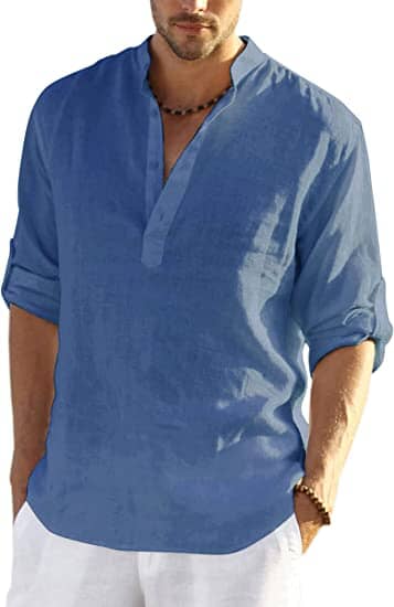 Panika - Camicia in Cotone e Lino