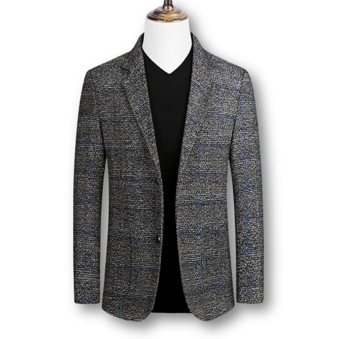 Teodoro | Blazer Elegante In Tessuto Scozzese