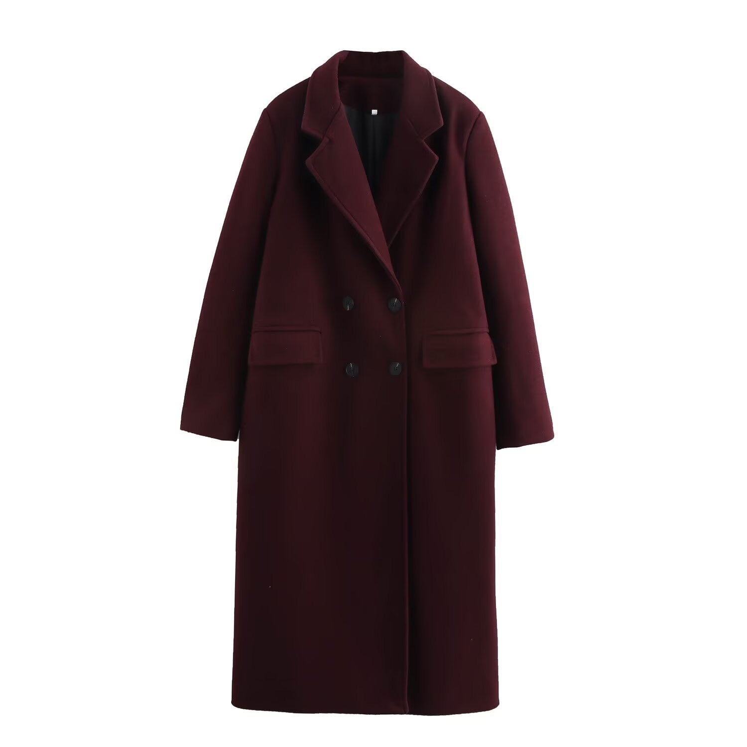 Vittoria Elisei | Cappotto Elegante Lungo in Lana Premium