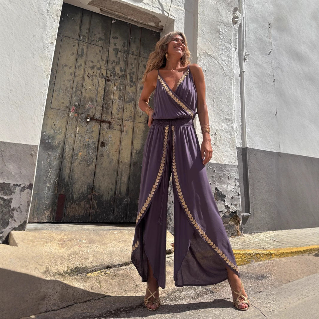 Ilaria | Tuta lunga con spalline sottili