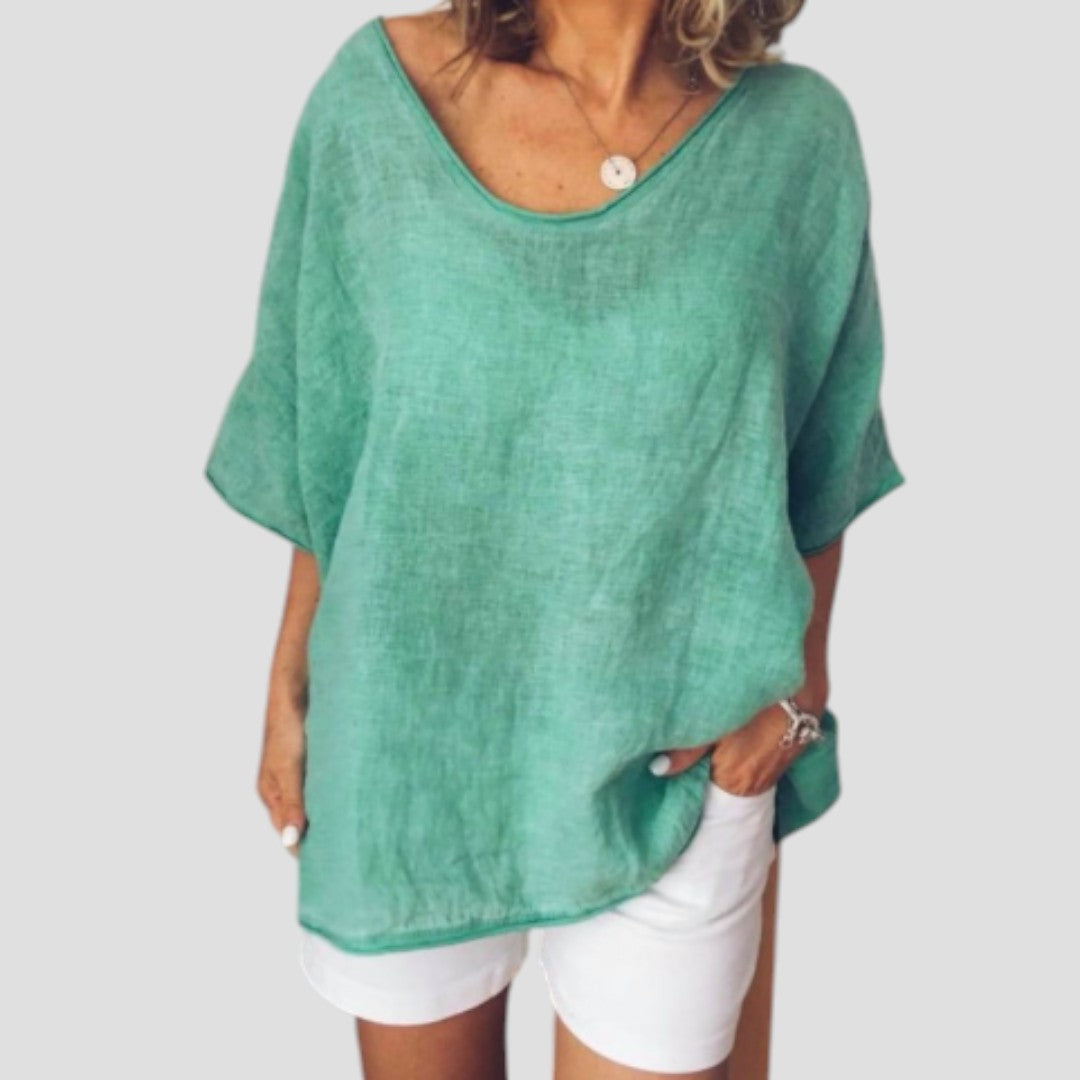 Anna | Blusa Comoda E Ampia Sulle Rotondità