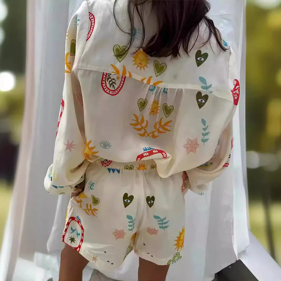 Valentina | Elegante set due pezzi con motivo