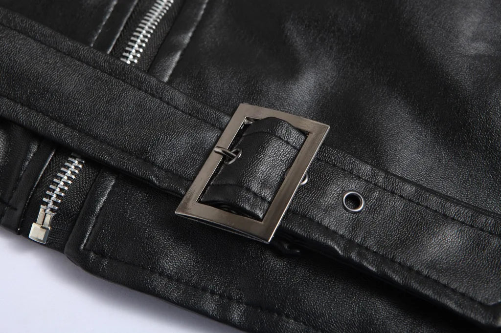 Zavelli | Giacca biker in pelle