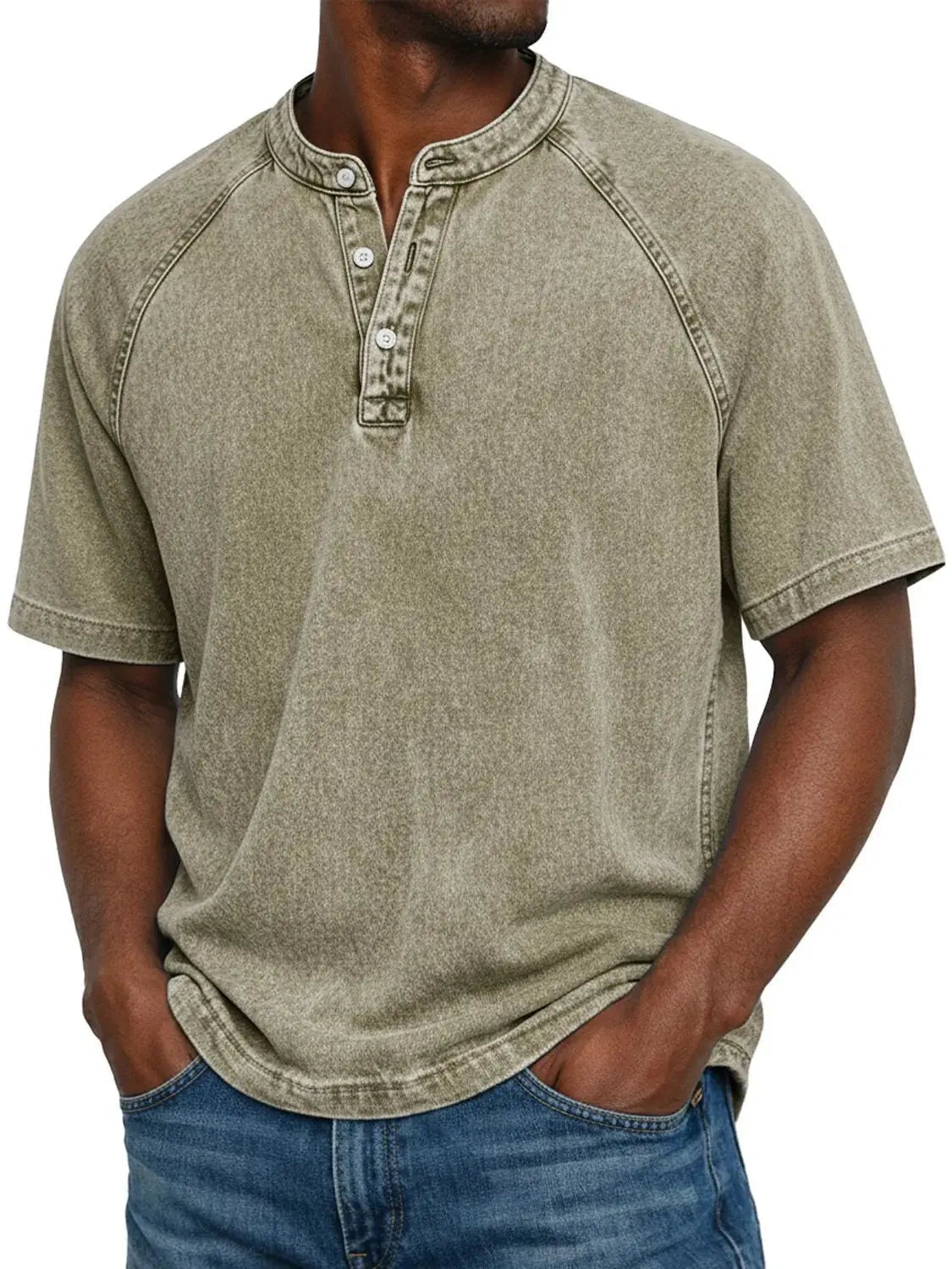 Esarot - Camicia Vintage Con Bottoni
