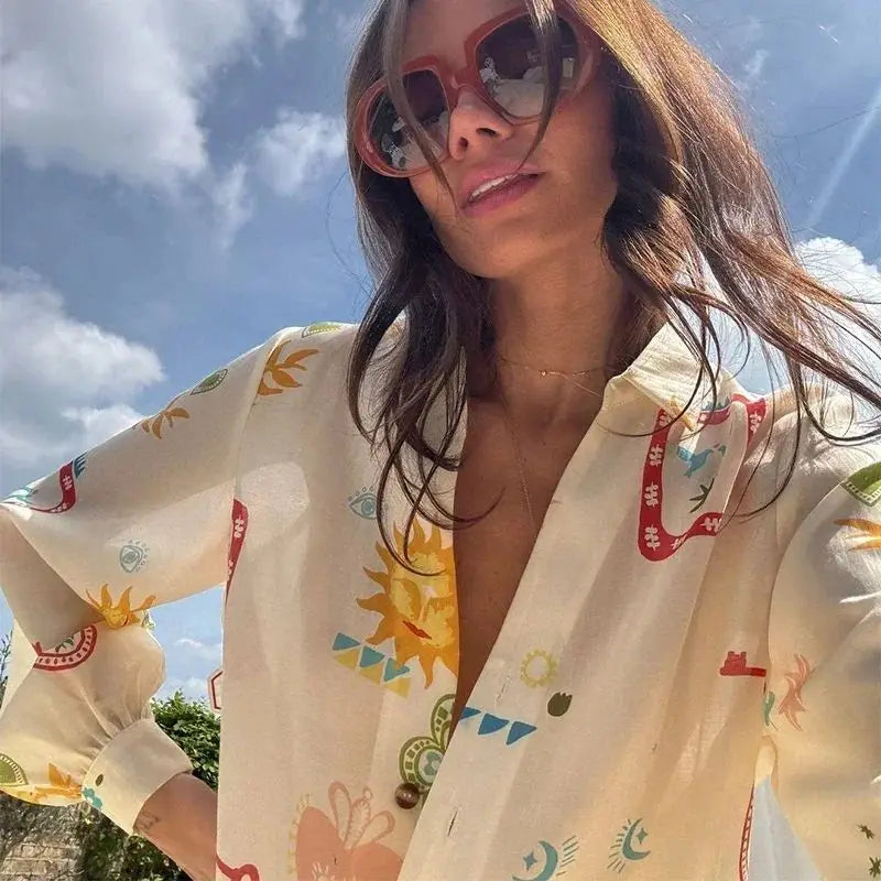 Valentina | Elegante set due pezzi con motivo