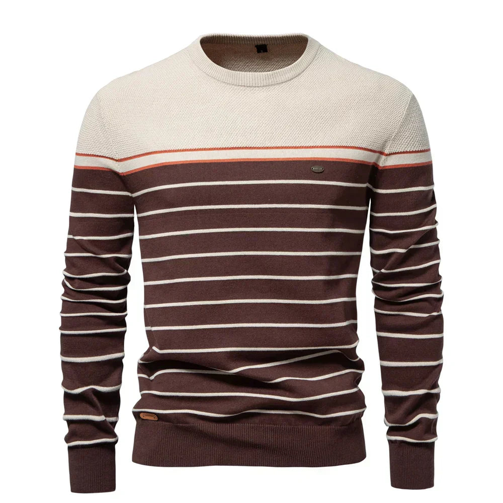 Salvatore | Maglione A Righe Per Uomo