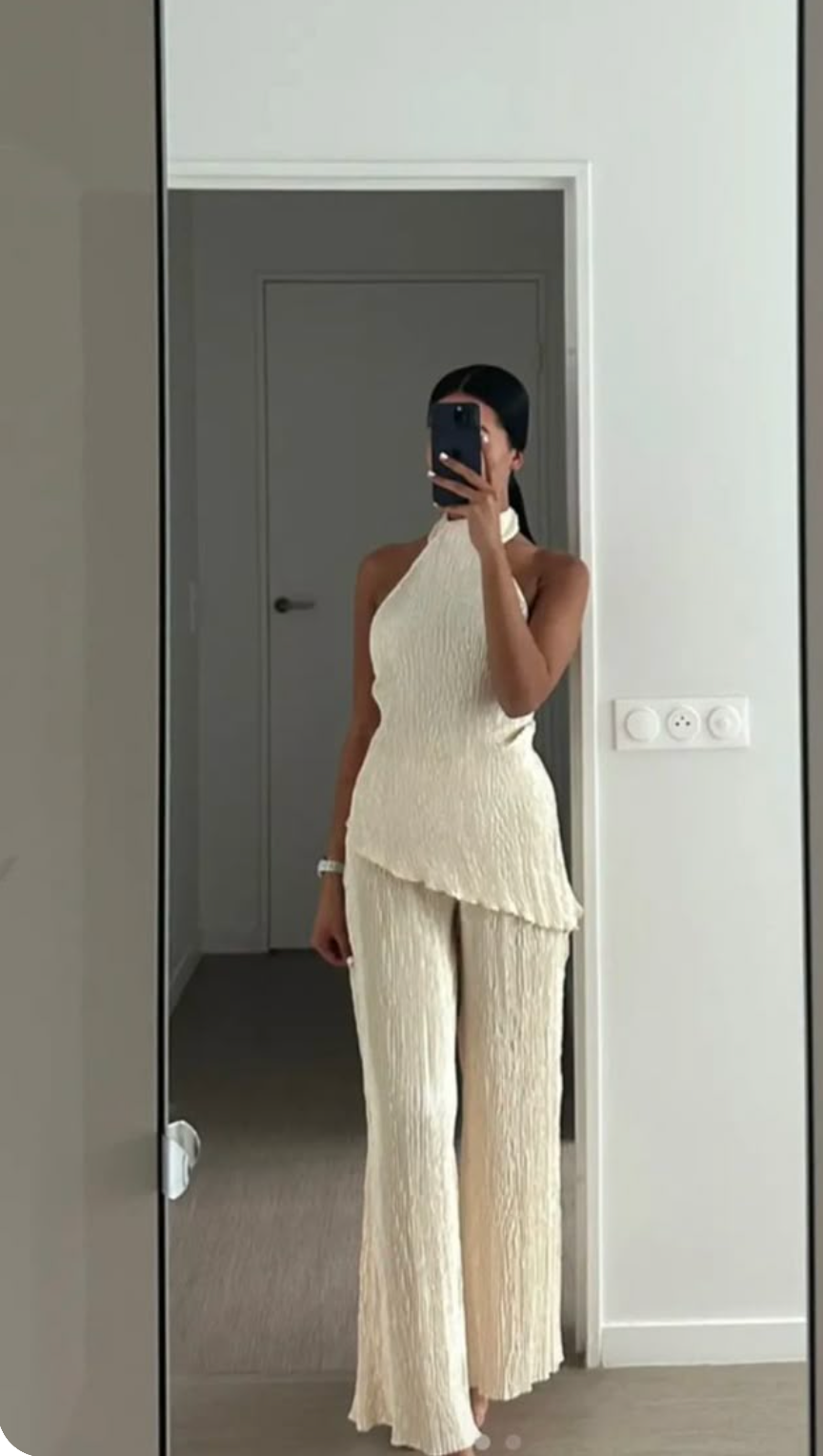 Silvia | Completo Plissé Elegante