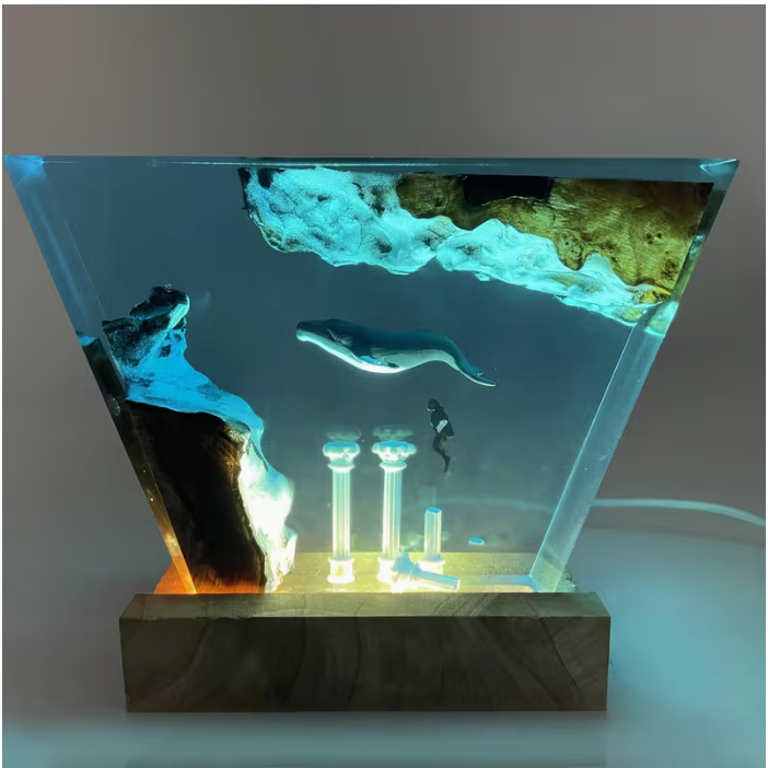 Lampada in resina Atlantis