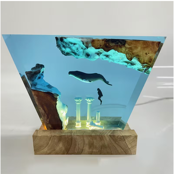 Lampada in resina Atlantis