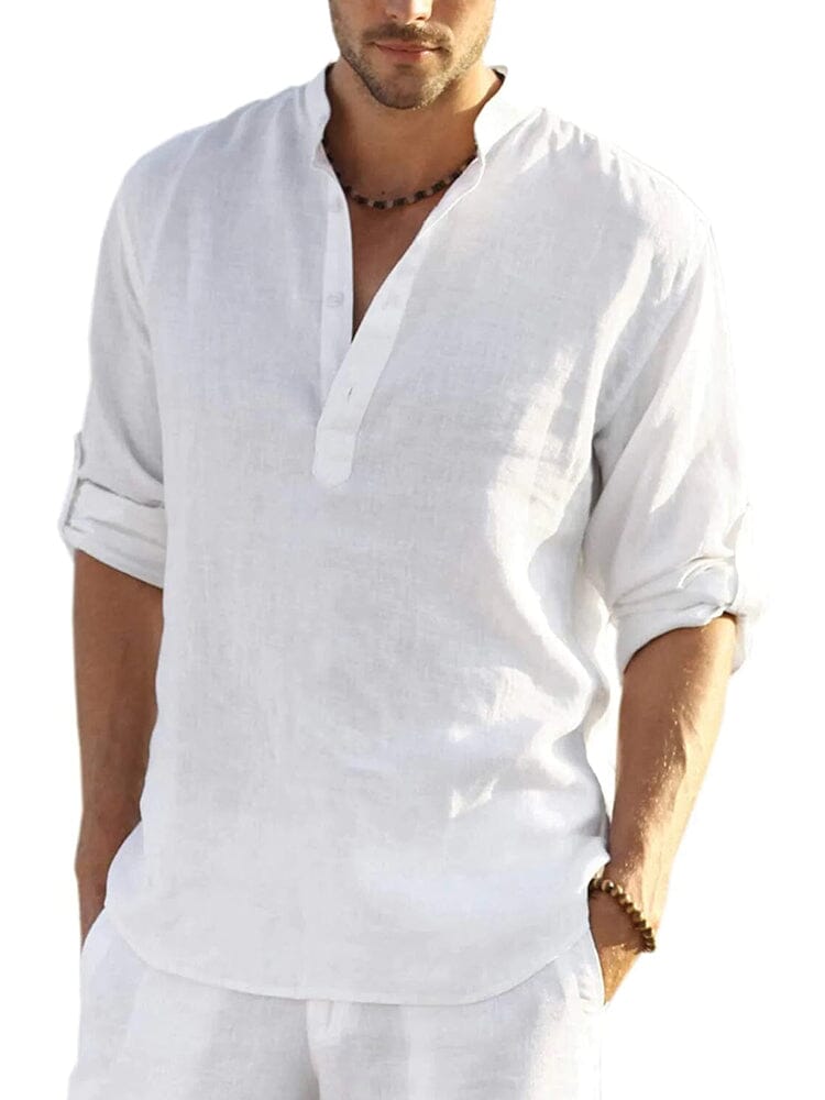 Panika - Camicia in Cotone e Lino