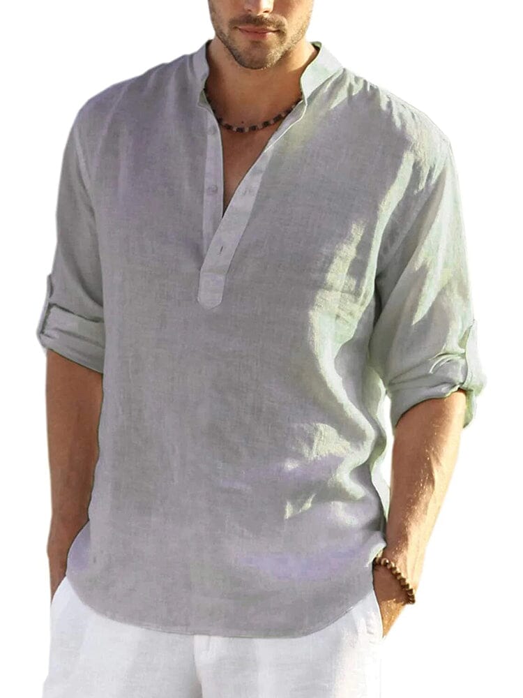 Panika - Camicia in Cotone e Lino