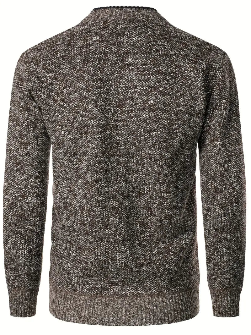 Fulton | Maglione Tricot Casual con Maniche Lunghe