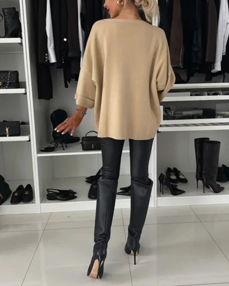 Lucy | Elegante maglione lavorato a maglia