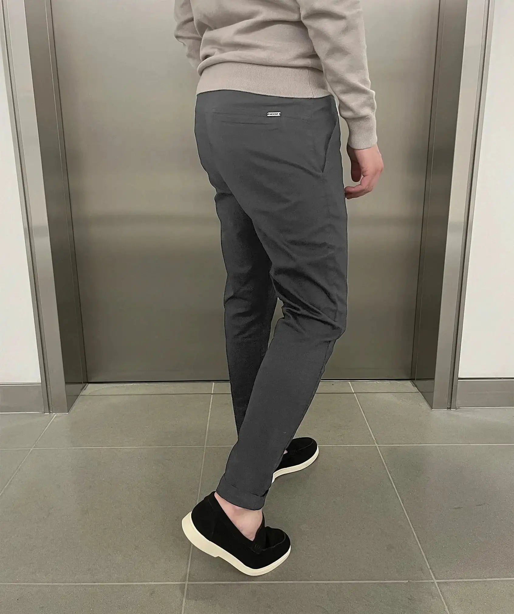 Jerez | Pantaloni chino elasticizzati slim di lusso